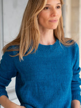 Charger l'image dans la galerie, Pull_baby_alpaga_bleu_feminin_couleur