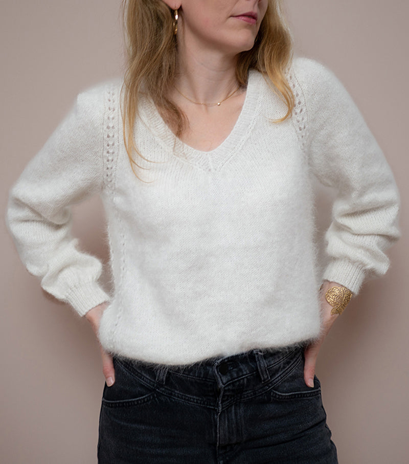 Gilet En Angora Noir Fait Main - Taille S - Neuf Sans étiquettes - Lavage Main - Fabriqué En France