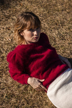Charger l'image dans la galerie, pull adepte angora rouge