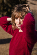 Charger l'image dans la galerie, pull adepte angora rouge