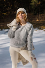 Charger l'image dans la galerie, Pull Adepte angora gris 