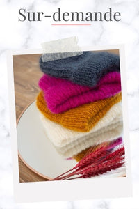 Réalisation du bonnet dans une couleur personnalisée