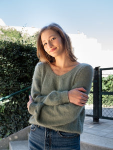 Laurette_pull_angora_kaki_doux
