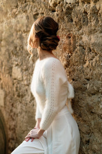 DEtail manche pull mariage